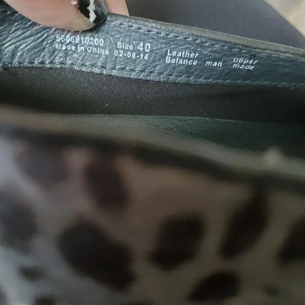 Dansko Women's Animal Print Loafers - Black and Gray Leather Man Made Balance 40